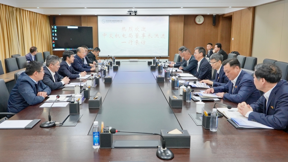 刘金海会见中交机电局客人
